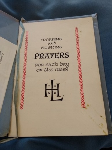 Prayer Book Manuscript