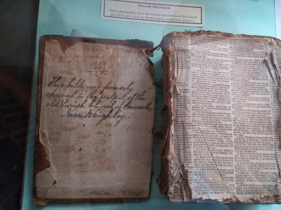 Bible from Haworth Old Church