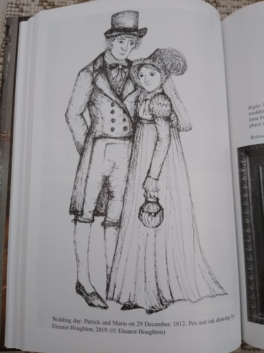 Drawing of Patrick and Maria by Eleanor Houghton